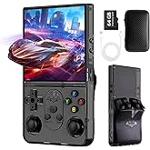 WYGAMING S600 Retro Gaming Console, Retro Handheld Console 4.0'' Screen Linux System, 64G TF Card, Support 30+ Simulators, 3500mAh Rechargeable Portable Pocket Arcade