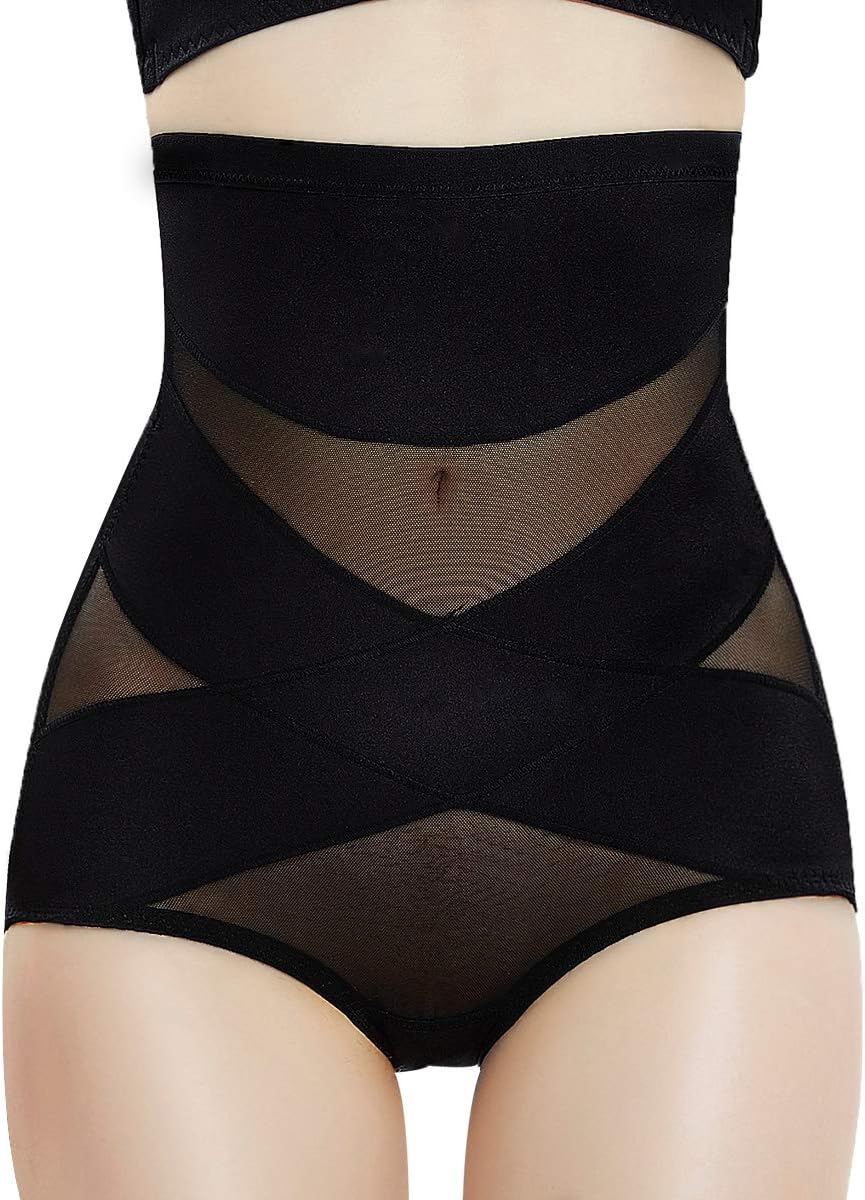 PAUKEE Body Shaper Tummy Control Shapewear Underwear Briefs High Waist Panty Girdle Shaping Panties for Women