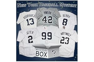 HOFSM.COM HALL OF FAME SPORTS MEMORABILIA Autographed/Signed New York Baseball Jersey Mystery Box with PSA JSA or Beckett COA