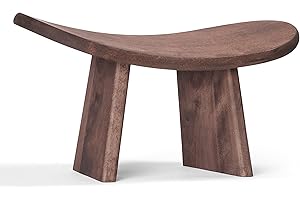 SPOKO Meditation Bench, Travel Seat Version, The Original Posture Certified Wood Kneeling Stool, Best Ergonomic Wooden Chair, Perfect Seat for Yoga, Prayer, Seiza, no Cushion Needed