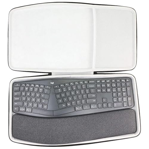 co2CREA Hard Travel Case Replacement for Logitech Ergo K860 Wireless ...