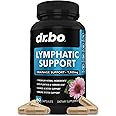 Lymphatic Drainage Supplements Pills - Lymphatic Support Total Herbal Cleanse Products with Echinacea Lymph System Support Supplement for Nodes Legs & Neck - Lymph Node Detox Lymphatic System Drainage