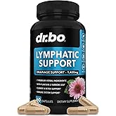 Lymphatic Drainage Supplements Pills - Lymphatic Support Total Herbal Cleanse Products with Echinacea Lymph System Support Supplement for Nodes Legs & Neck - Lymph Node Detox Cleanse System Drainage