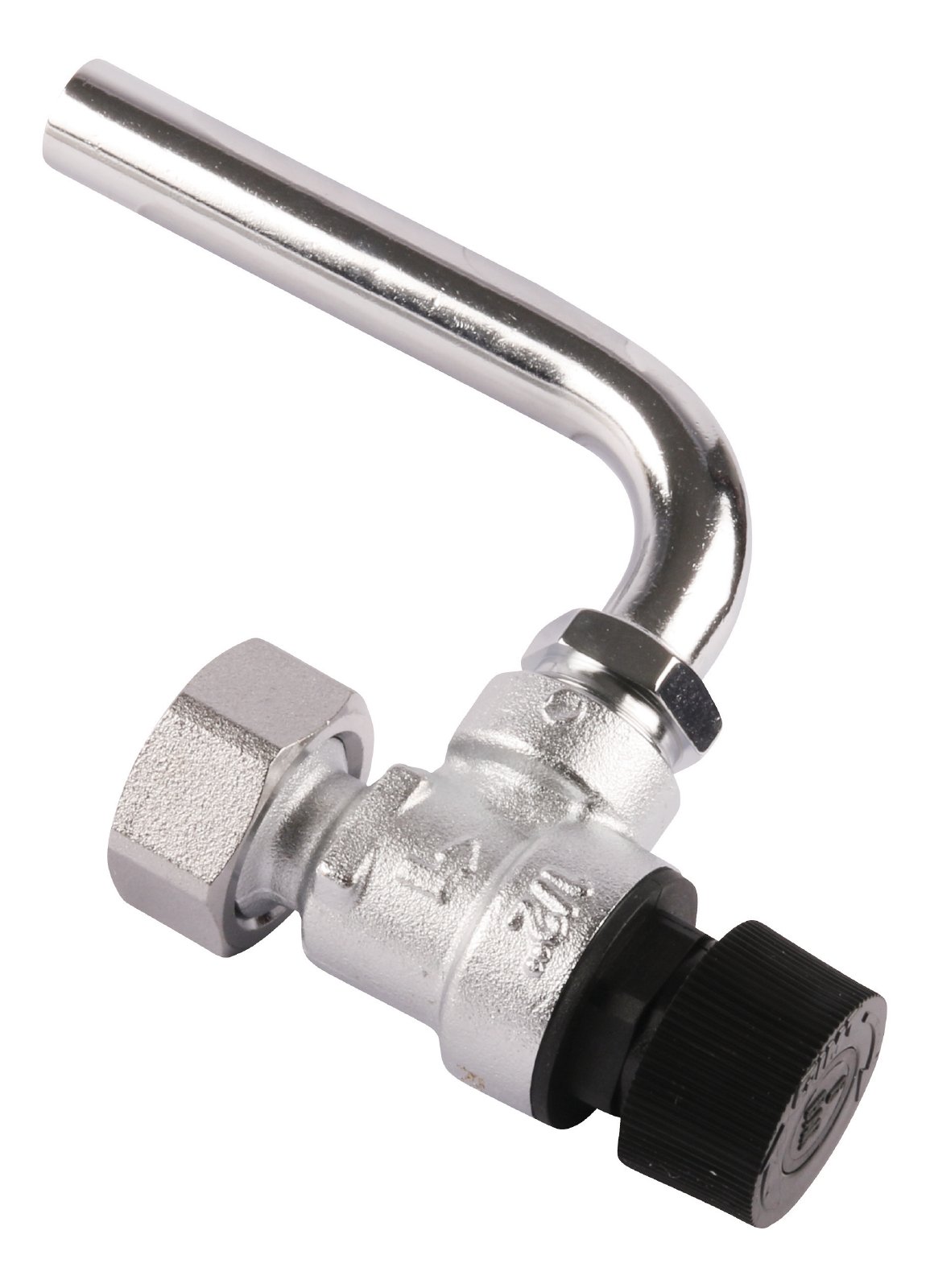 Sanitop-Wingenroth 05110 1 Safety Valve with Outlet Elbow 1/2 Inch Chrome