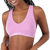 Hanes Womens Originals Ultra Supersoft Racerback Bralette, Viscose from Bamboo Bralette