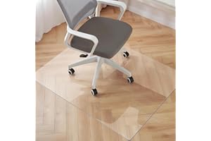 Royhom Clear Chair mat for Hardwood Floor 36 x 60 Inches, Clear Floor Mat for Rolling Chairs, Desk Hard Surface Pad, Waterproof Rectangle Protector Pad