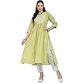 AnjuShree Choice Women Indian Anarkali Kurti for women | ORDER 1 SIZE BIGGER
