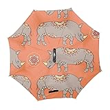 Cute Pattern With Colorful Rhinoseroses Double