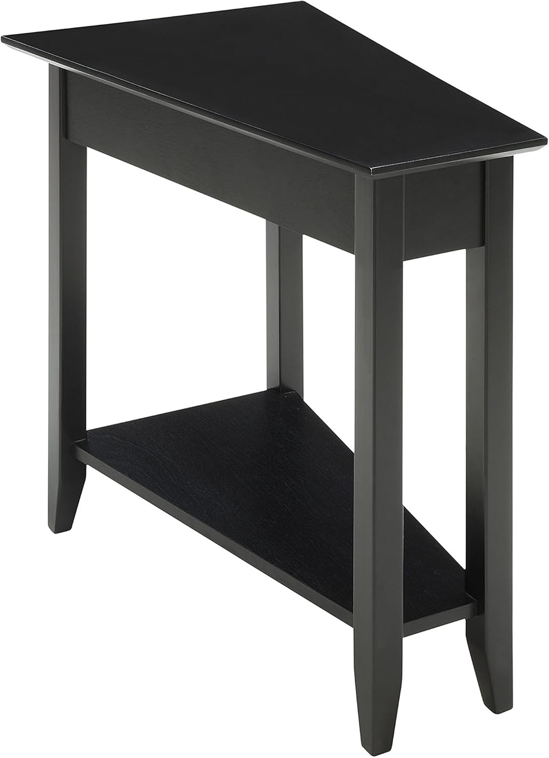 Convenience Concepts American Heritage Wedge End Table, Cherry: Furniture & Decor