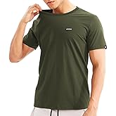 BROKIG Mens TDry Gym Workout Crew T-Shirt, Athletic-Fit Comfortable Short Sleeve Sports Shirts Men