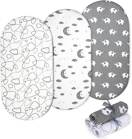 moses basket sheets girl