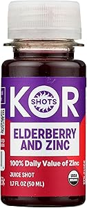 KOR Shots, Elderberry Shot Defense Organic, 1.7 Fl Oz