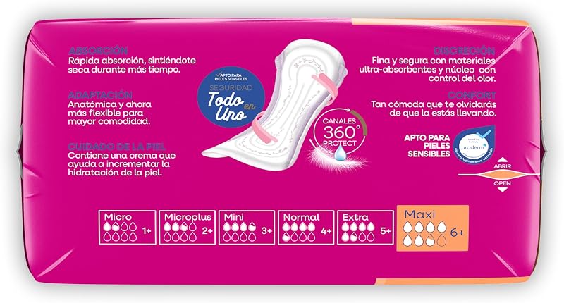 Discreet Maxi, 15 unidades