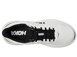 Hoka Men's Bondi 9 Sneaker, White/Black, 9.5