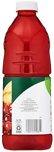 AMAZON FRESH, CRANBERRY PINEAPPLE JUICE COCKTAIL, 64 FL OZ