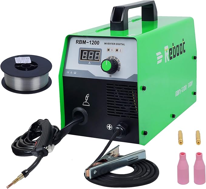 MIG Welder MIG 120 Gasless DC 220V 1KG Flux Core Wire Mini Portable