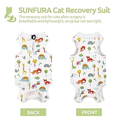 SUNFURA Cat Recovery Suit, Kitten Surgical Full