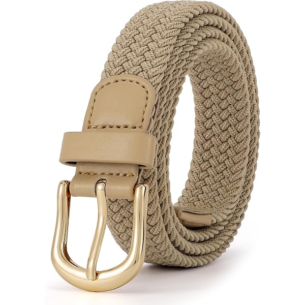 VONSELY Stretch Belt, Elastic Belts Braided Fabric Belt  display picture 2
