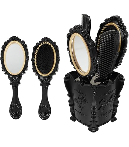 Amazon.com : EXCEART 1 Set 5 Pcs Mirror Comb Set Vintage Hand