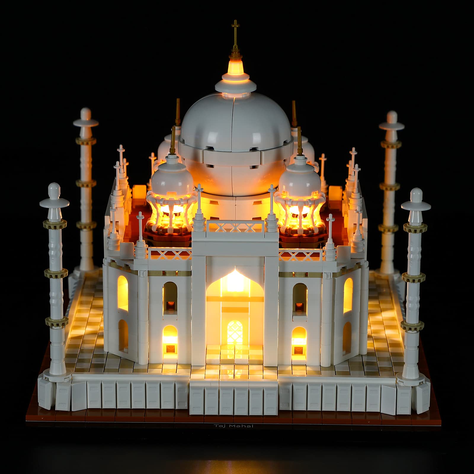 MENZAVA LED Light Set Compatible with LEGO 21056 Taj Mahal Architecture Building Blocks Model - Model Set NOT Included