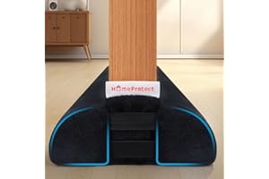 HOMEPROTECT Under Door Draft Stopper 36 Inch Adjustable for 30" 32" 34" 36" 90° Triangle Twin Draft Blocker for Bottom of Door Large Gap Draft Guard Front Door Seal Strip Reduce Cold Air, Noise Sound, Wind, Light