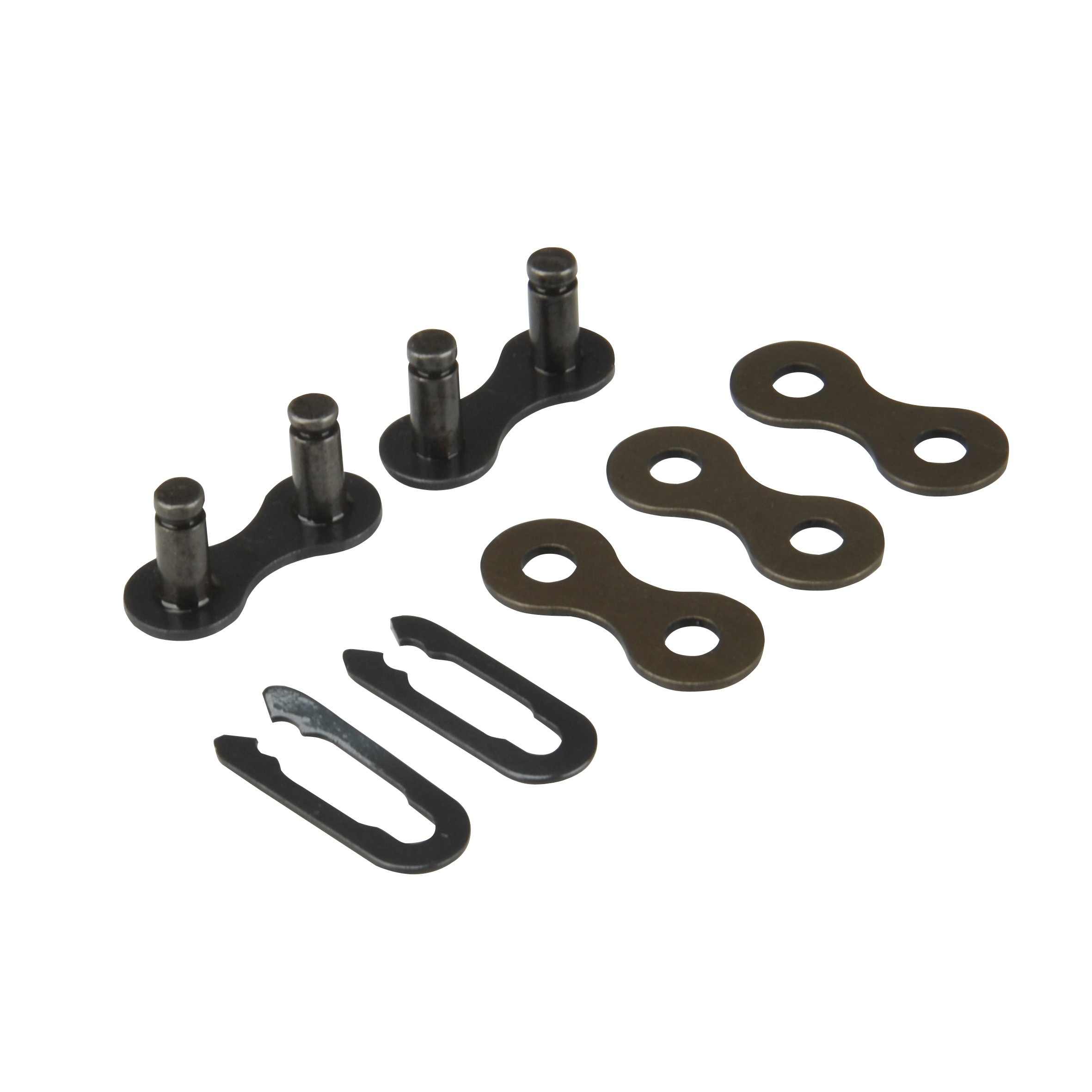 FISCHER 85242 Adult Chain Clasp Links 1/2 x 1/8 2X, Black, 12.7 x 3.2 mm