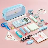 KALIDI Clear Pencil Case Large Pen Bag 23cm 9in Transparent Mesh view 4