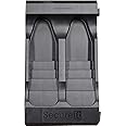 SecureIt Gun Storage Stock Base: Interlocking Base Holds 2 Rifles, Buttstock Holder for Your Gun Safe. This Modular Display Mount is Built to Last and Easy Use