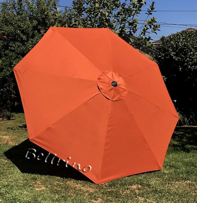 BELLRINO Replacement Umbrella Canopy for 10 ft 8 Ribs
