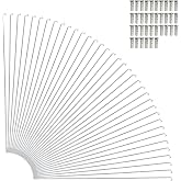 GATWOEST 36 Pcs 14G J Bend Bicycle Spokes Silver Steel Bike Spokes with 36 Brass Nipples -(70mm-309mm)