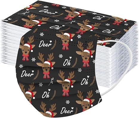 Mascarillas desechables para niños, 50/100 unidades, 3 capas