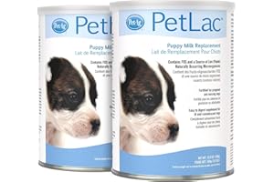 PETAG Pet-Ag PetLac Powder for Puppies - 10.5 oz, Pack of 2 - Puppy Milk Replacement Powder for Puppies Newborn to Six Weeks Old - Easy to Digest