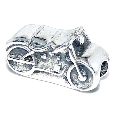 925 Sterling Silver Motorcycle Charm Bead Fast Kuwait Ubuy