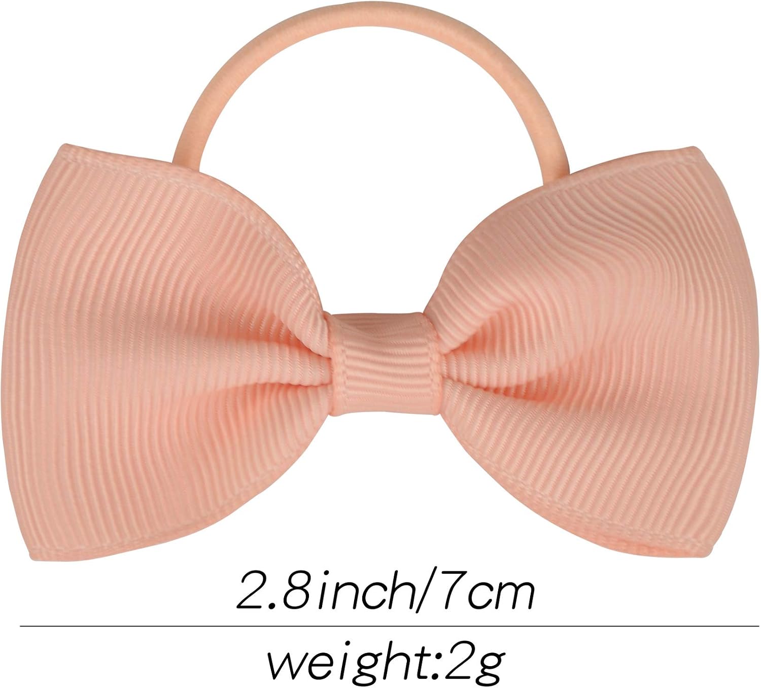 40pcs Baby Girls Hair Bows Hair Ties Grosgrain Ribbon Elastic Hair Rubber Band Ponytail Holder Hair Accessories for Kids Toddlers - Image 5