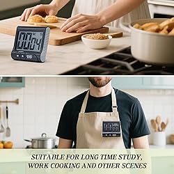 Large LCD Display Kitchen Timer -Magnetic Digital