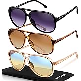 livho Trendy Polarized Aviator Sunglasses Women Men, Retro Sun Glasses for Women Men 2025, Oversized UV Protection Shades