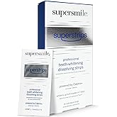 Supersmile Dissolving Superstrips, Professional Teeth Whitening Strips | Whitens Up to 8 Shades in 7 Days, Calprox&reg;, Enamel Safe for Sensitive Teeth