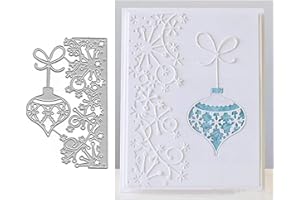 SUDS&WH Snowflake Lace Metal Die Cuts,Merry Christmas Bell Lace Flower Bowtie Card Cutting Dies Cut Stencils for DIY Scrapbooking Decorative Embossing Paper Scrapbooking Card Making