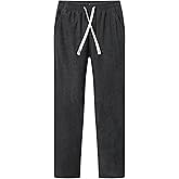 Buytop Boys Corduroy Pants Soft Sweatpants Elastic Waist Joggers Pants Casual Long Trousers
