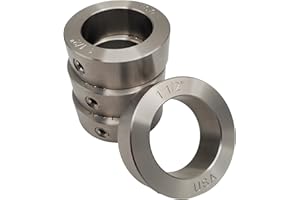 Coastal Shaft Collars - 1.50" Bore Diameter - Set Screw Shaft Collar - 303 Stainless Steel (4 Pack)