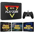 Retro Gaming Console with Built in 16191 Game, Plug and Play Video Game Console for PC, Emulator Console Compatible 80+ Game Emulator, 3 Game Systems in 1TB Game SSD, Retro Game Stick