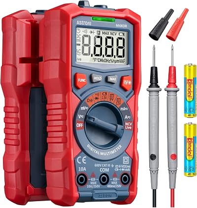 AstroAI Digital Multimeter 4000 Counts TRMS Auto-Ranging Volt Meter 600V