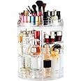 Boxalls Makeup Organizer Rotating, 8-Layer Large Capacity Cosmetics Organizer, 360 Adjustable Skincare Spinning Stand, Clear Makeup Carousel for Vanity, Countertop -Plus Size