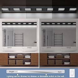SineRise LED Modern Bathroom Vanity Light Fixtures