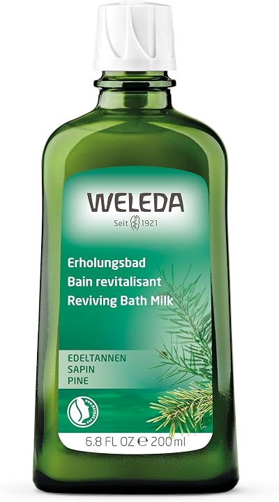 Weleda Pine Reviving Bath Milk 200 ml Invigorating Forest Scent Stress Relief
