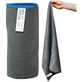 Rapid Dry Towels The Finisher Premium Microfiber Detailing &amp; Utility Towel | 2.3ft x 1.3ft | Channel Weave Lint-Free Cleaning Cloth | Scratch-Free Car Towel for Glass Chrome Interior &amp; Home Cleaning
