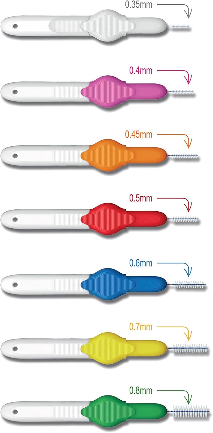 Stoddard Icon Interdental Brushes, Size 2, 16-Piece, Red, 16 count (Pack of 1) - Image 3