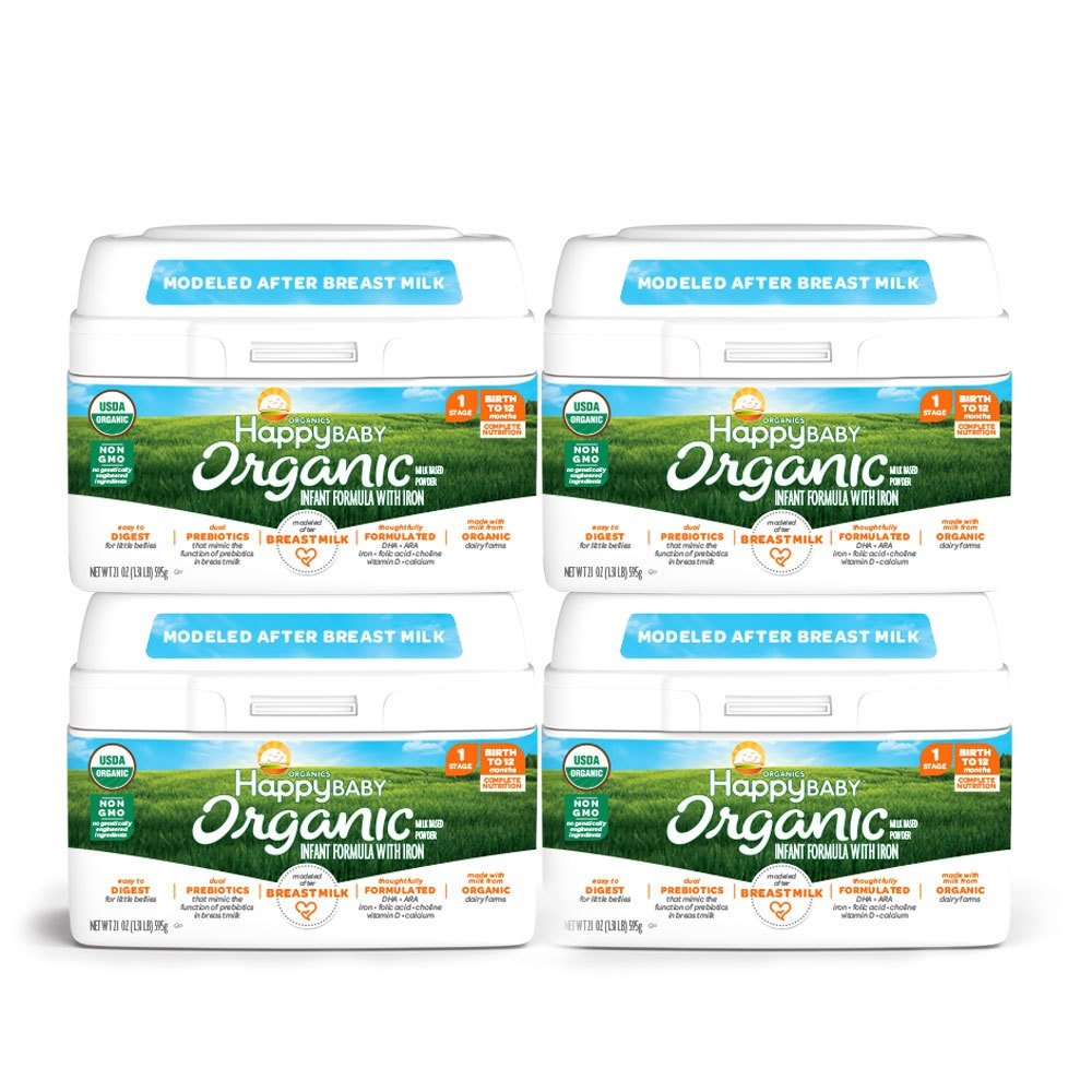Happy Baby Organic Stage 1 Infant Formula Milk Based