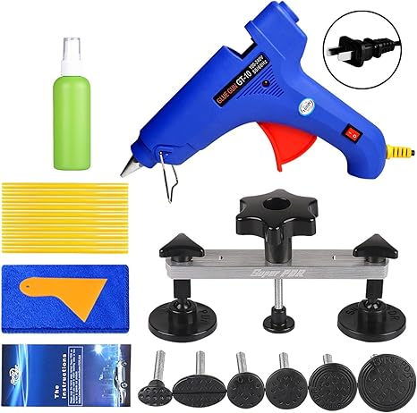 Fly5d 22pcs Automotive No Scratch Upgraded Dent Removal Bridge Puller Kit