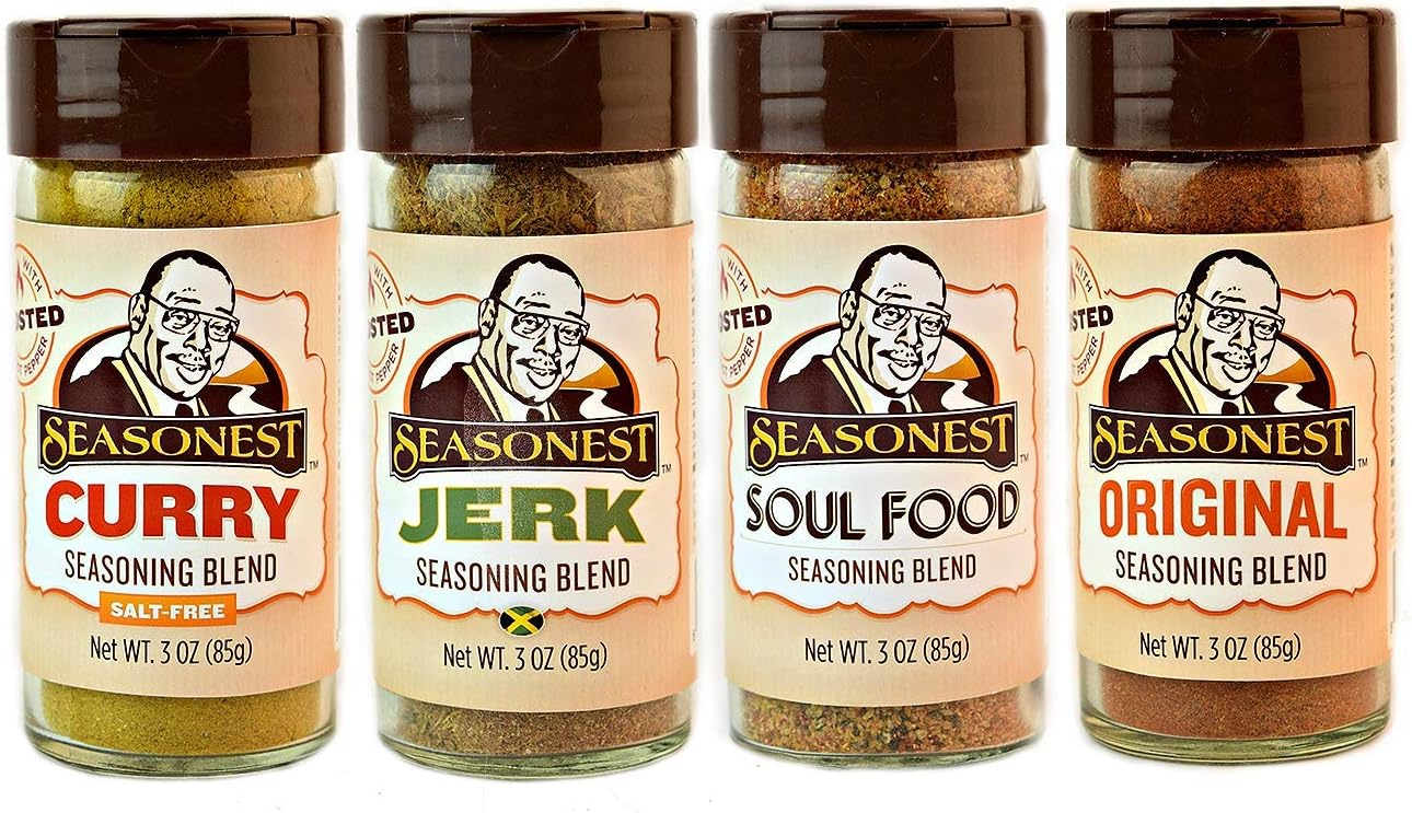 Seasoning Spice Gift Set, 4 Ghost Pepper Blends